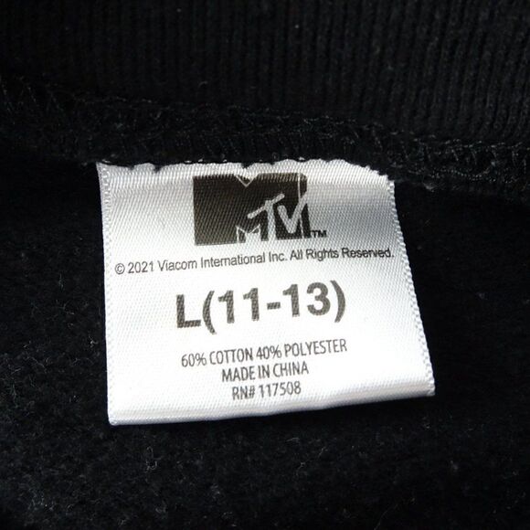 MTV Music Television World Tour Junior Sweatshirt Size L (11-13) - Picture 7 of 10